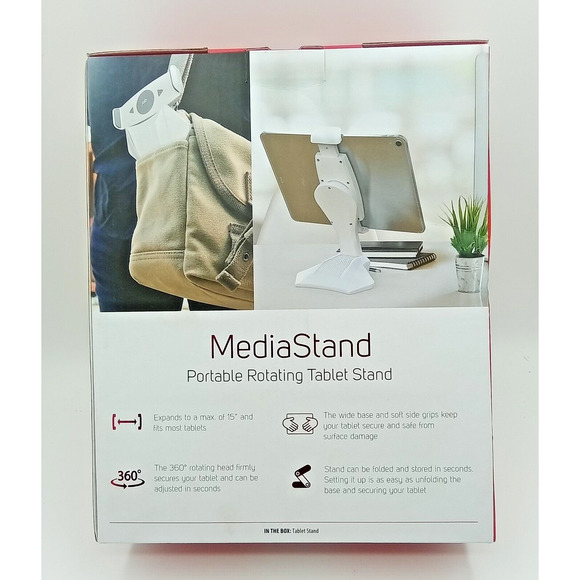 Packard Bell Media Stand Portable Rotating Tablet Stand - Picture 2 of 3